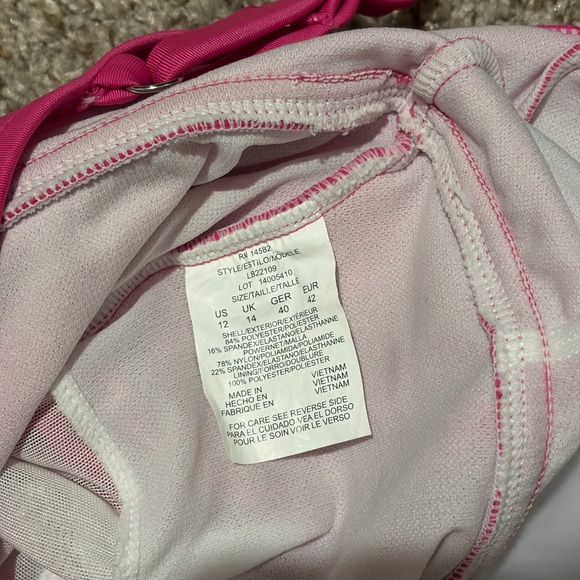 Kona Sol Women's Pink One Piece Swimsuit - Picture 2 of 3